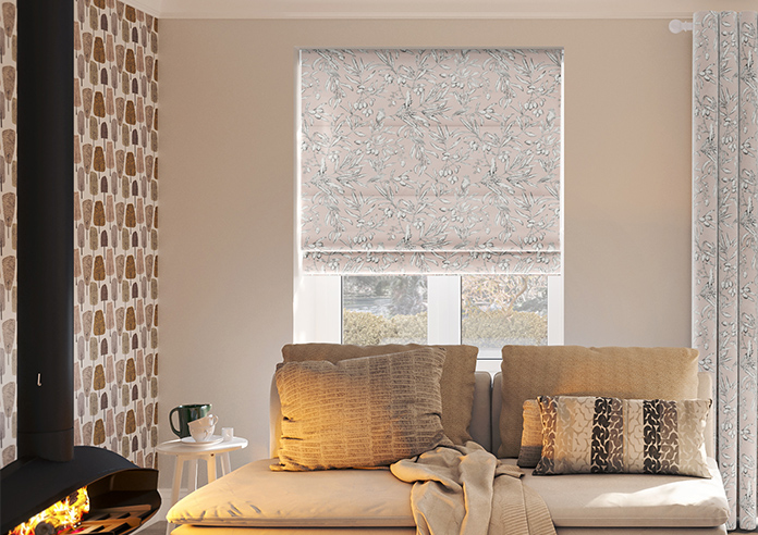 Aviary Velvet, Serenity - Twist&Fit Roman Blind - Image 3